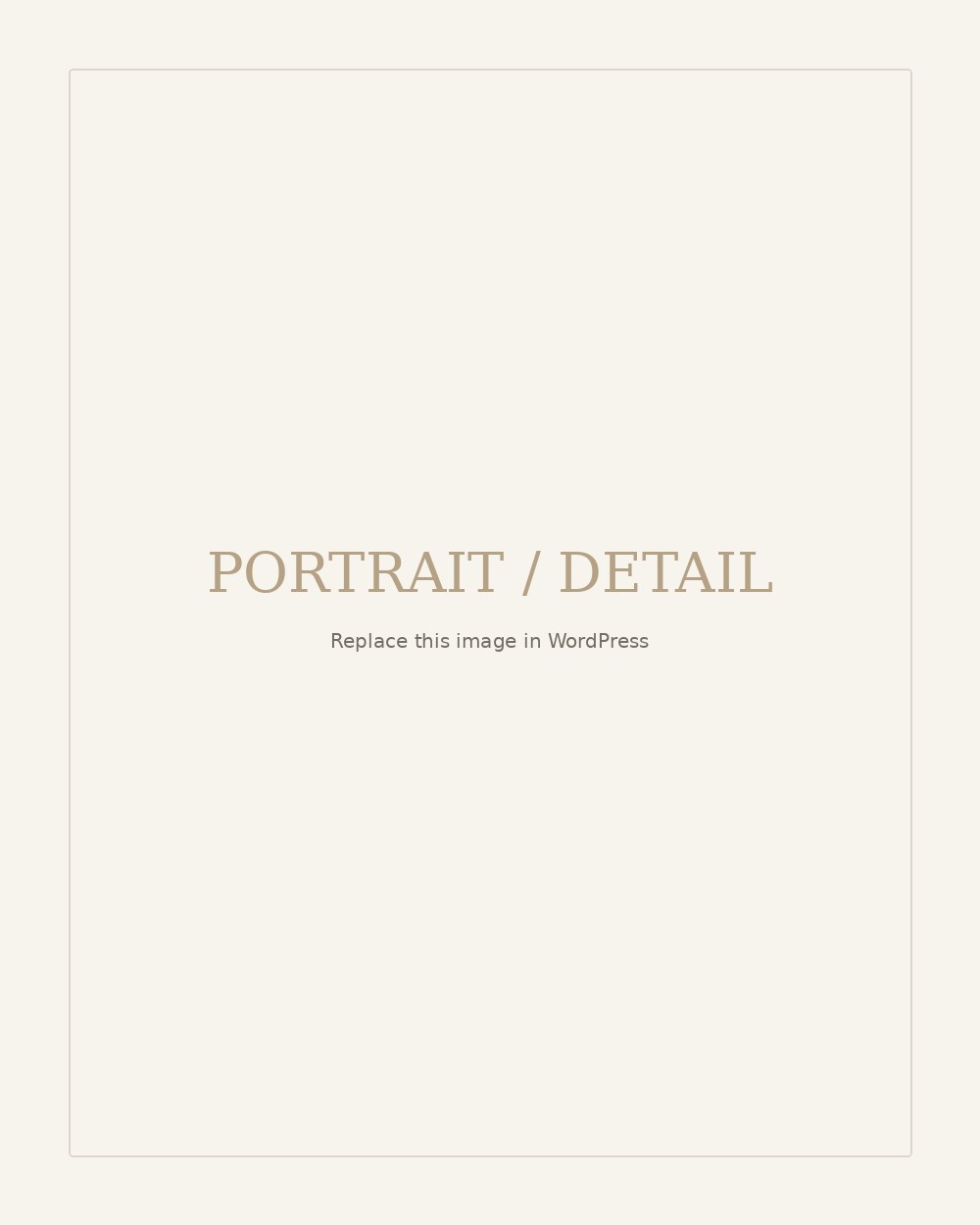 Portrait or studio detail placeholder